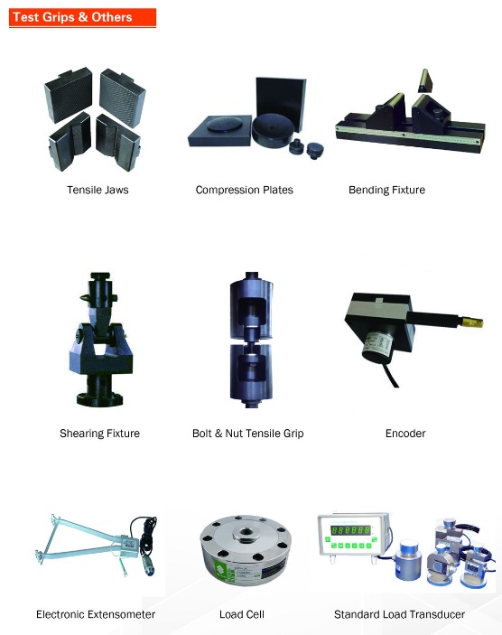 2000Machine d'essai de traction universelle pour barres d'armature en acier KN